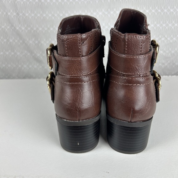 Ankle Booties Women's 6 Ankle Zip Buckle Boots Quilted Fall Fashion Boho Lagen - Picture 5 of 8